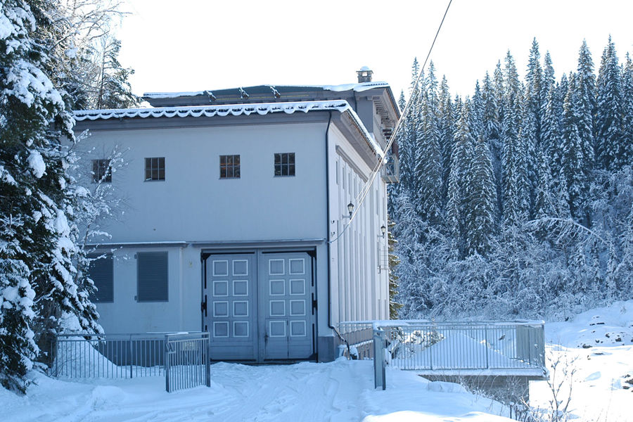 Løkaunet power plant.