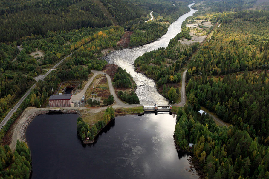 Hoting hydropower plant